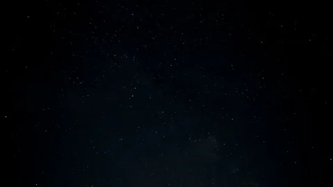 NIght time timelapse with a sky full of stars Stock Footage 83704118