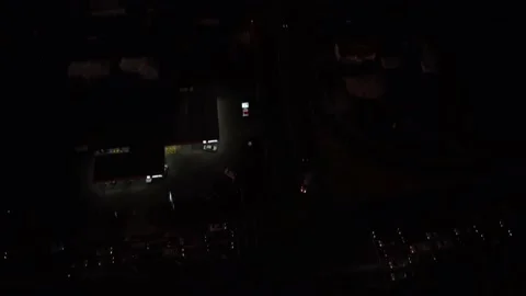 Night Time Traffic Pan Stock Footage 221114242