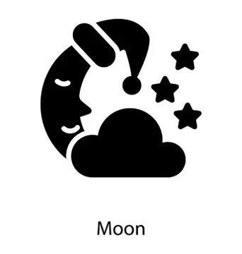 Night Time Vector Stock Illustration