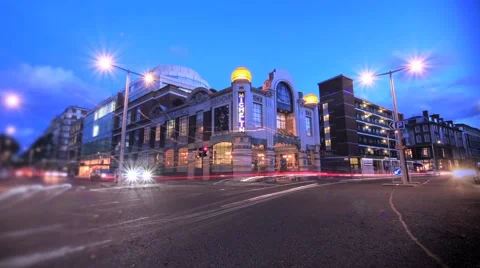 Night Timelapse of Bibendum Stock Footage 65018449