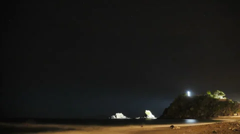 Night timelapse Stock Footage 36032406