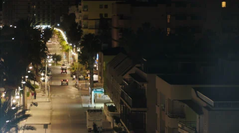 Night timelapse Stock Footage 36034384