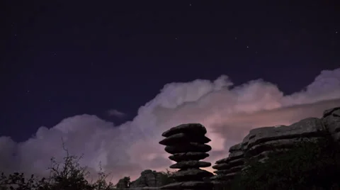 Night timelapse Video stock 36827496