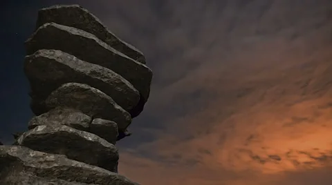 Night timelapse Stock Footage 36827499