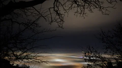 Night timelapse Stock Footage 45274292