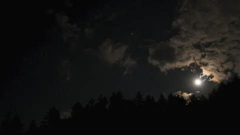Night timelapse Stock Footage 254432321
