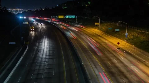 Night timelapse Stock Footage 286216927