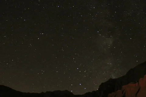 Night Timelapse in the Mojave Desert Stock Footage 877528