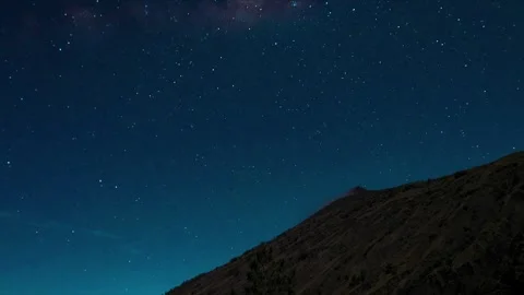 Night Timelapse in Mountain Stock Footage 263027443