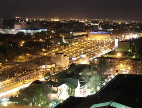 Night timelapse of Odessa Stock Footage 10921245