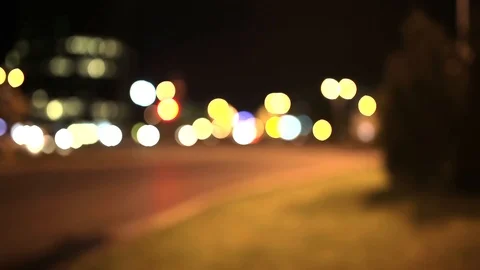 Night timelapse roundabout  Video stock 86657750