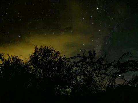 Night Timelapse Tatacoa Desert Stock Footage 117797635