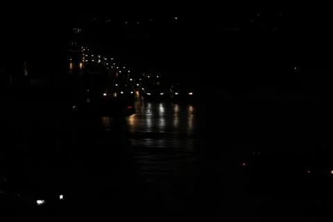 Night in the tiny city of Sofia, the center of NDK Stock-Fotos