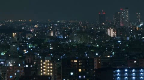 Night Tokyo Video stock 22114008