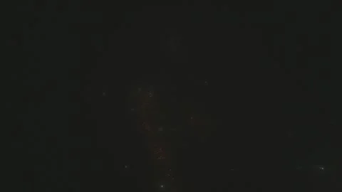 NIGHT TORCH PARADE FLAT COLOR Stock-Footage 204007682