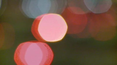 Night traffic 07 change focus Stock Footage 418020