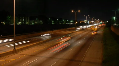 Night Traffic 6 Stock Footage 108064