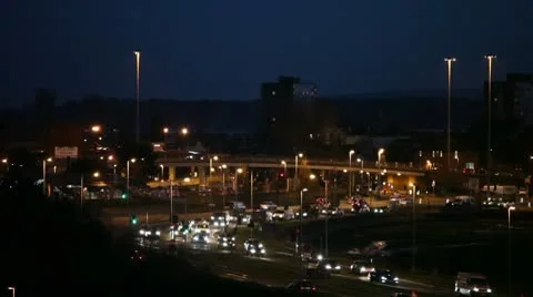 Night traffic 9906 Stock Footage 10700435