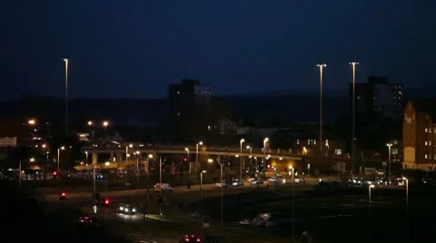Night traffic 9907 Stock Footage 10703841