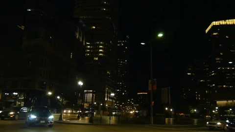 Night Traffic in the City Video stock 80718097