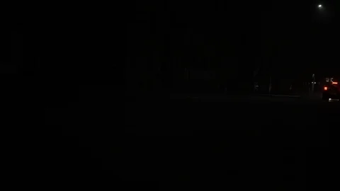 Night traffic city Stock Footage 87287211