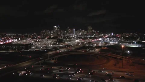 Night traffic denver 動画素材 236607682