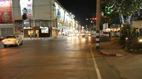 Night Traffic Stock Footage 662715