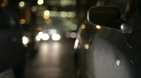 Night traffic Video stock 744077