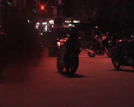 Night traffic. Video stock 1065294