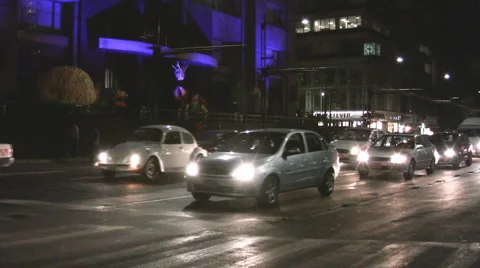 Night traffic Stock-Footage 4397752