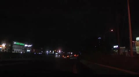 Night traffic. Vidéo 8973976
