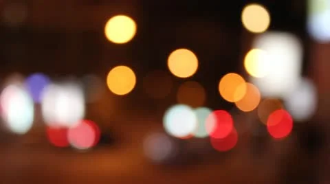 Night traffic Video stock 12427858