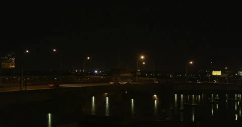 Night Traffic Stock Footage 30438594