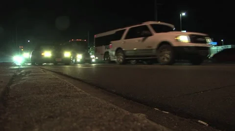 NIGHT TRAFFIC Video stock 52681251