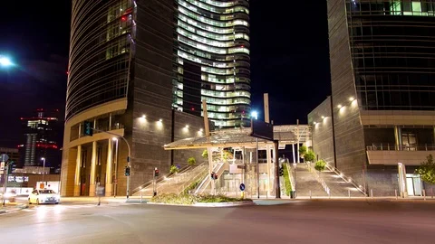 Night Traffic Stock Footage 98503871