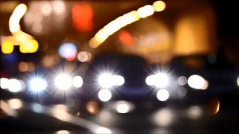 Night traffic Stock Footage 99443466