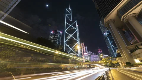 Night traffic Stock Footage 107417041