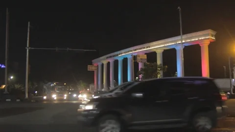 Night Traffic Stock Footage 107813344