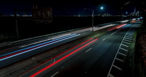Night Traffic Stock Footage 124039018