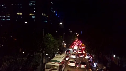 Night Traffic Stock Footage 151030447