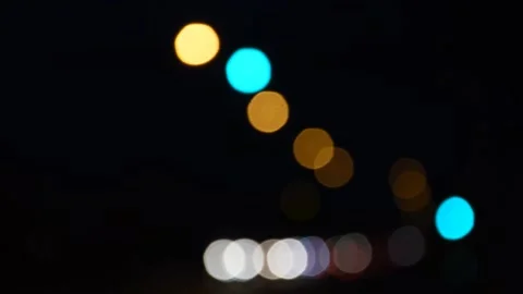 Night traffic Stock Footage 154621862