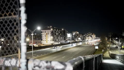 Night Traffic Stock-Footage 331162899