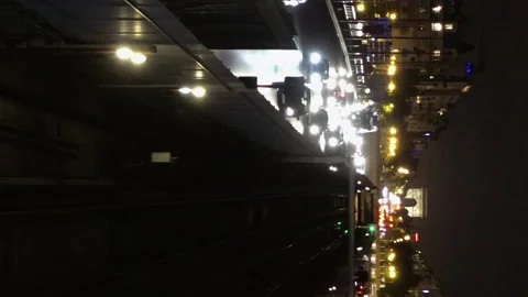 Night traffic in Paris Stock-Footage 91155928
