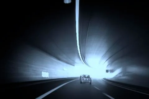 Night traffic Foto stock