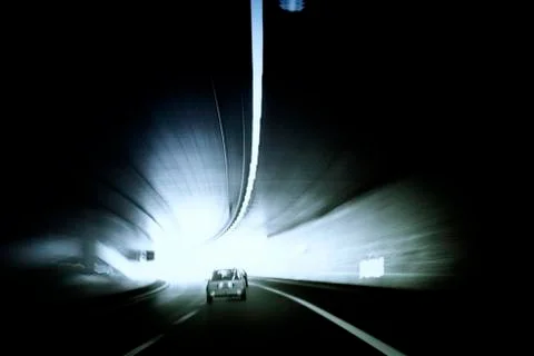 Night traffic Foto stock