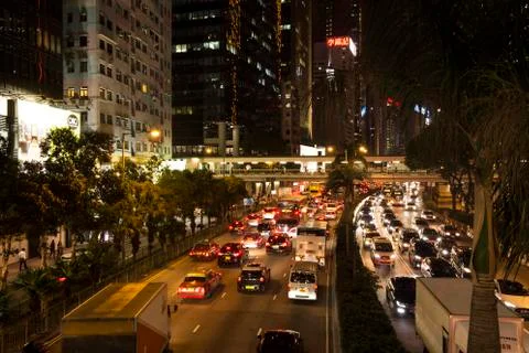 Night Traffic Stock Photos