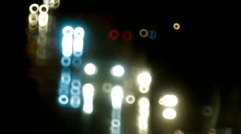 Night, traffic, road Stock Footage 12569169