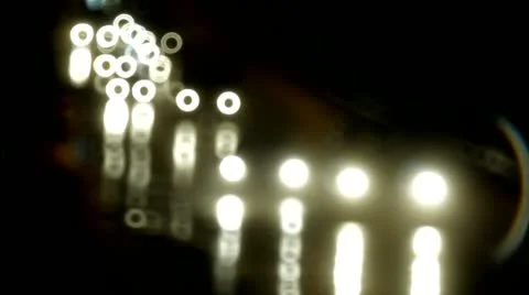 Night, traffic, road Stock Footage 12569591