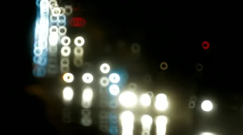 Night, traffic, road Stock Footage 12570558