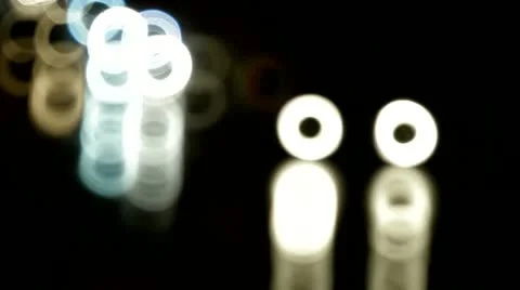 Night, traffic, road Stock Footage 12570565